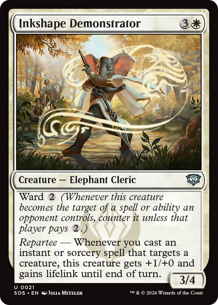 Inkshape Demonstrator [Secrets of Strixhaven] | Card Merchant Takapuna