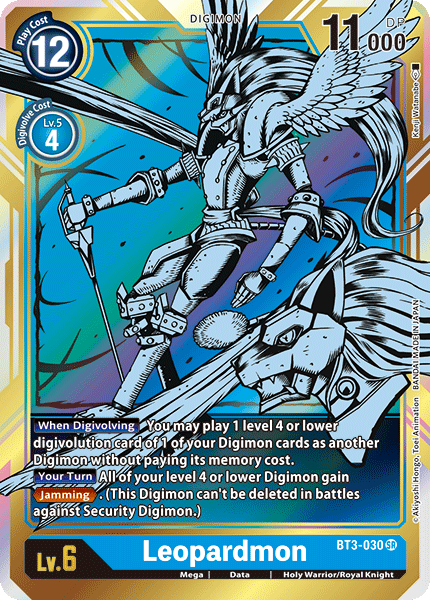 Leopardmon [BT3-030] (Alternate Art) [Release Special Booster Ver.1.0] | Card Merchant Takapuna