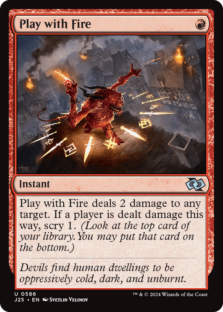Play with Fire [Foundations Jumpstart] | Card Merchant Takapuna