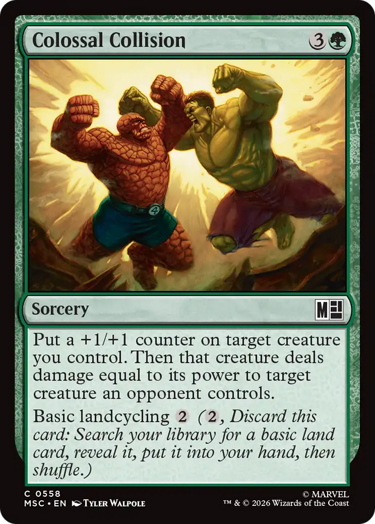 Colossal Collision [Marvel Super Heroes Commander] | Card Merchant Takapuna