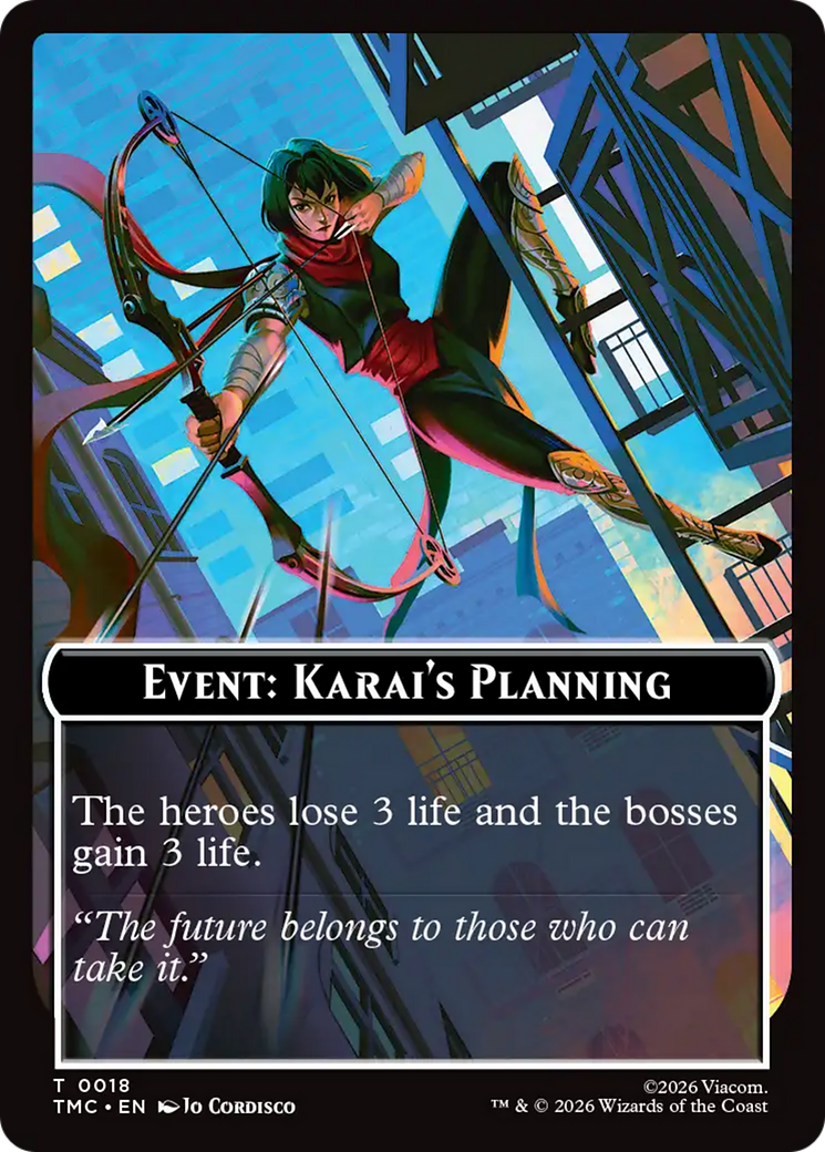 Event: Karai's Planning [Teenage Mutant Ninja Turtles Commander Tokens] | Card Merchant Takapuna