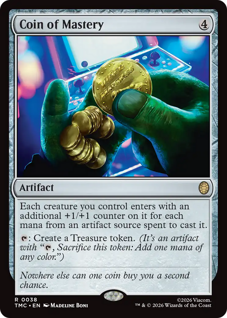 Coin of Mastery [Teenage Mutant Ninja Turtles Commander] | Card Merchant Takapuna