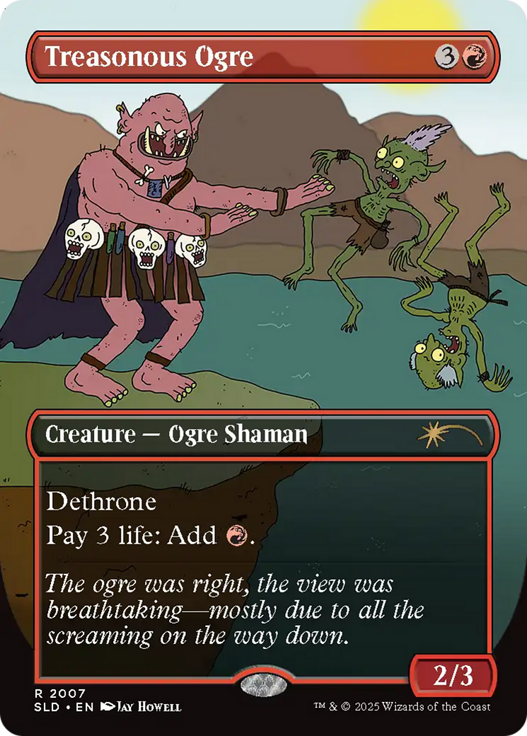 Treasonous Ogre (Rainbow Foil) [Secret Lair Drop Series] | Card Merchant Takapuna