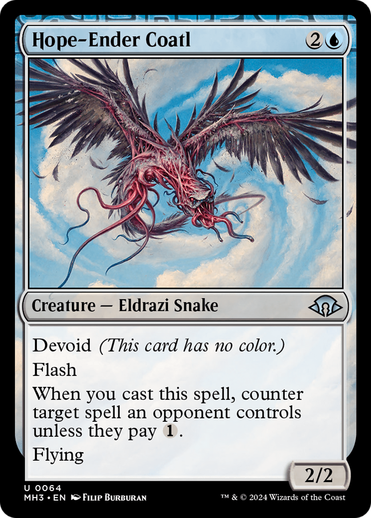 Hope-Ender Coatl [Modern Horizons 3] | Card Merchant Takapuna