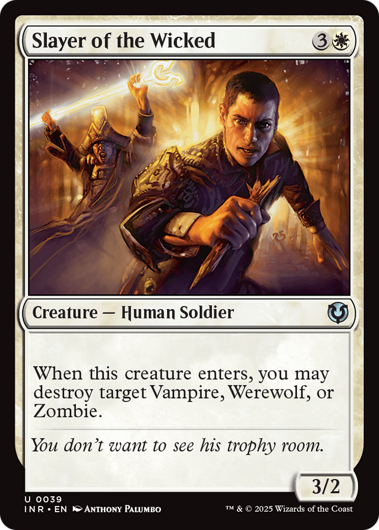 Slayer of the Wicked [Innistrad Remastered] | Card Merchant Takapuna