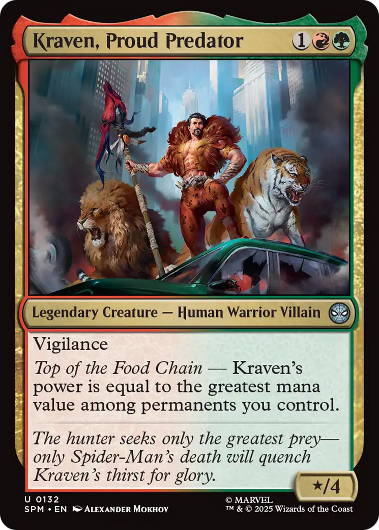 Kraven, Proud Predator [Marvel's Spider-Man] | Card Merchant Takapuna