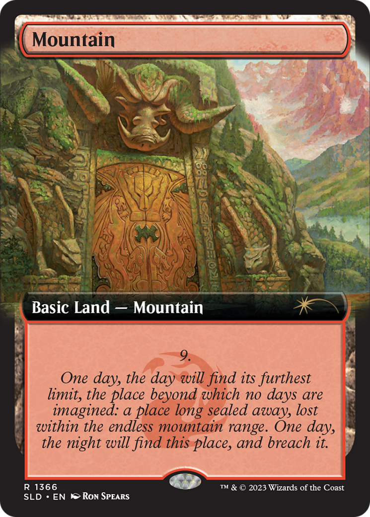 Mountain (1366) [Secret Lair Drop Series] | Card Merchant Takapuna