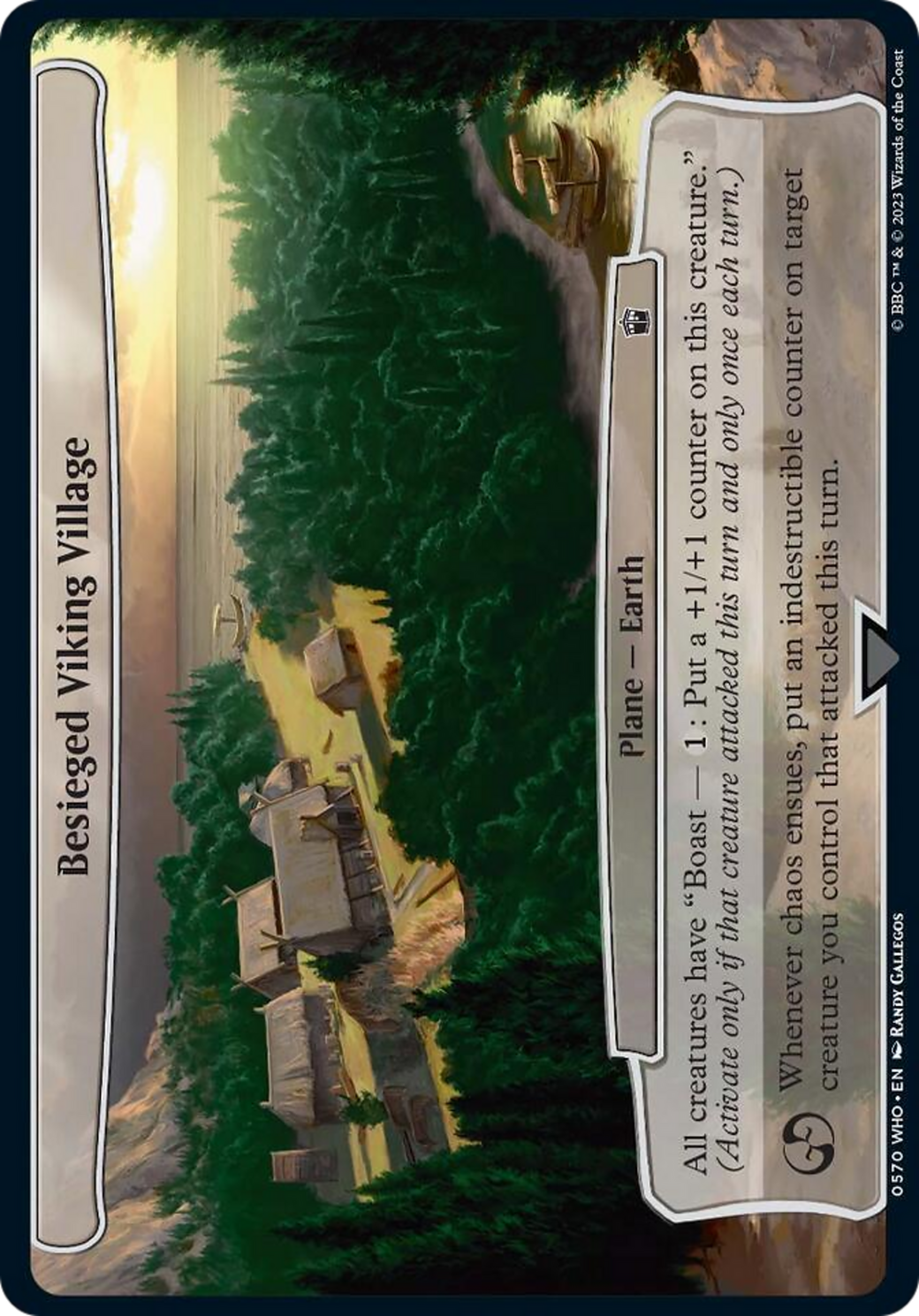 Besieged Viking Village [Doctor Who] | Card Merchant Takapuna