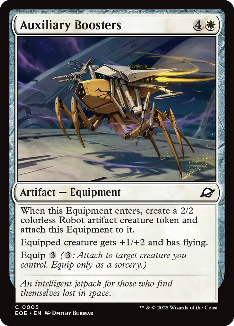 Auxiliary Boosters [Edge of Eternities] | Card Merchant Takapuna