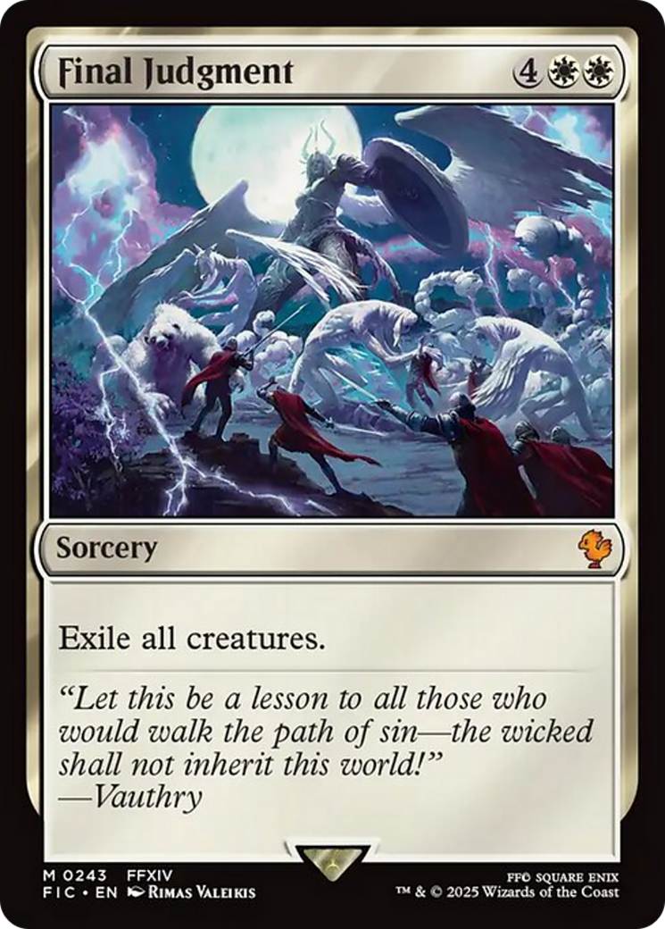 Final Judgment [FINAL FANTASY Commander] | Card Merchant Takapuna