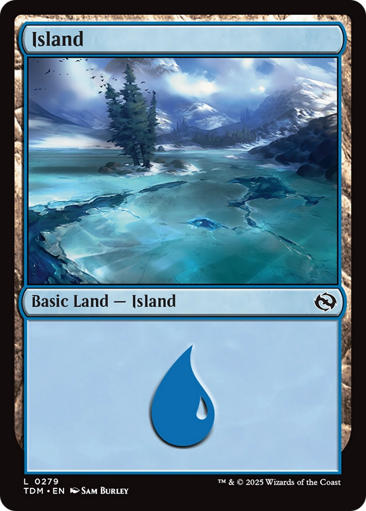 Island (0279) [Tarkir: Dragonstorm] | Card Merchant Takapuna