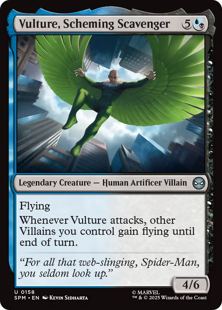 Vulture, Scheming Scavenger [Marvel's Spider-Man] | Card Merchant Takapuna