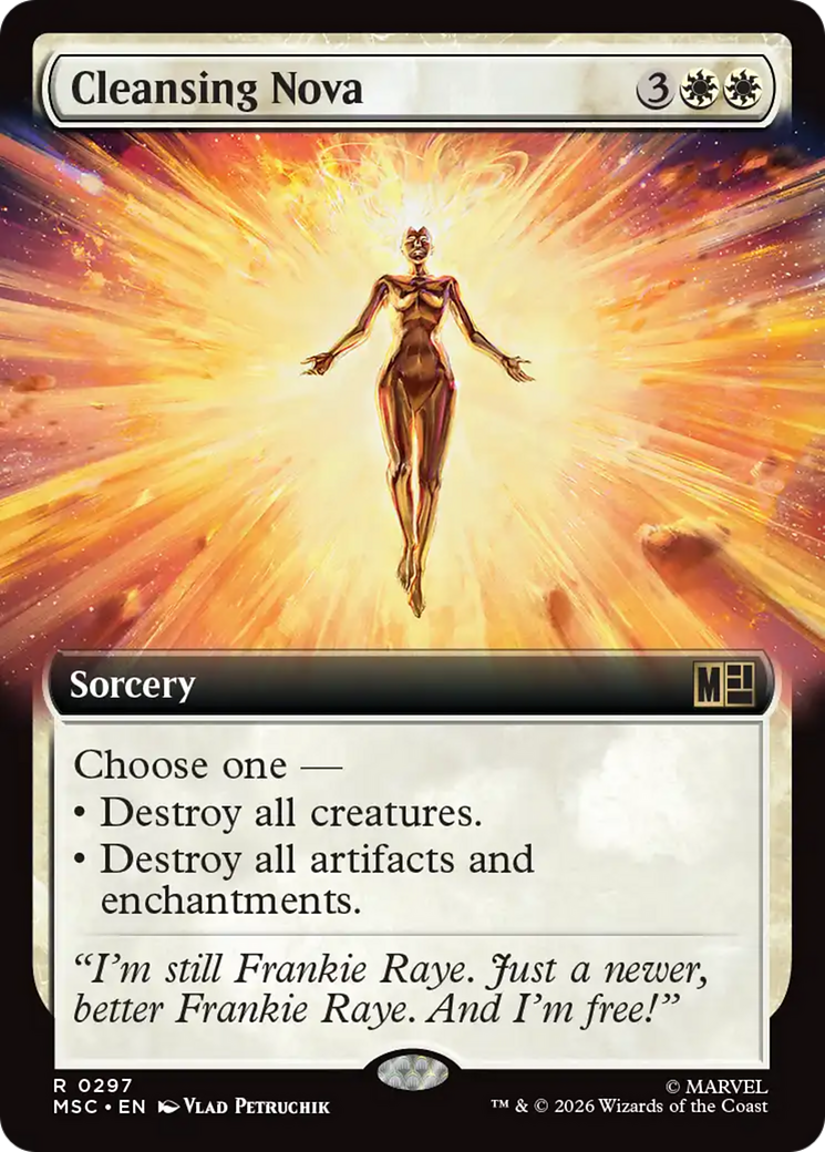 Cleansing Nova (Extended Art) [Marvel Super Heroes Commander] | Card Merchant Takapuna