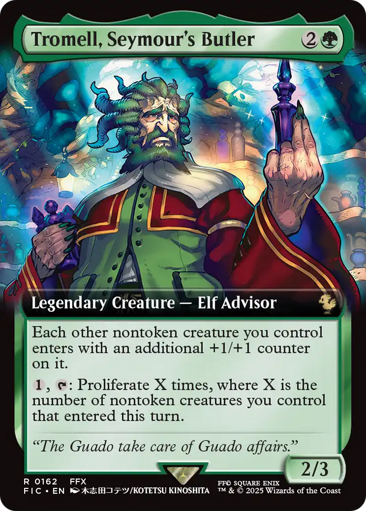 Tromell, Seymour's Butler (Extended Art) [FINAL FANTASY Commander] | Card Merchant Takapuna