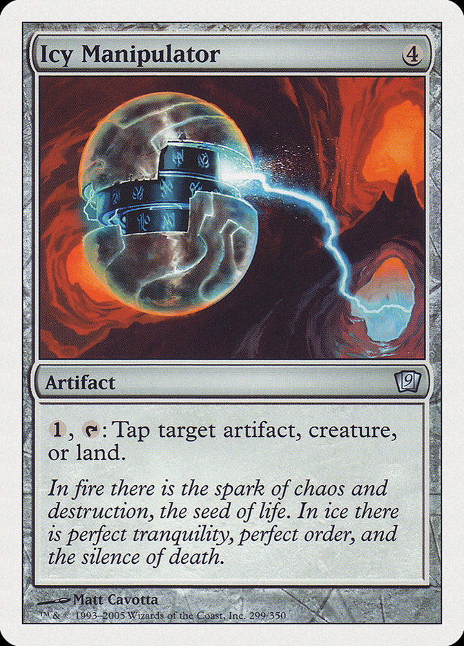 Icy Manipulator (9th Edition) [Oversize Cards] | Card Merchant Takapuna