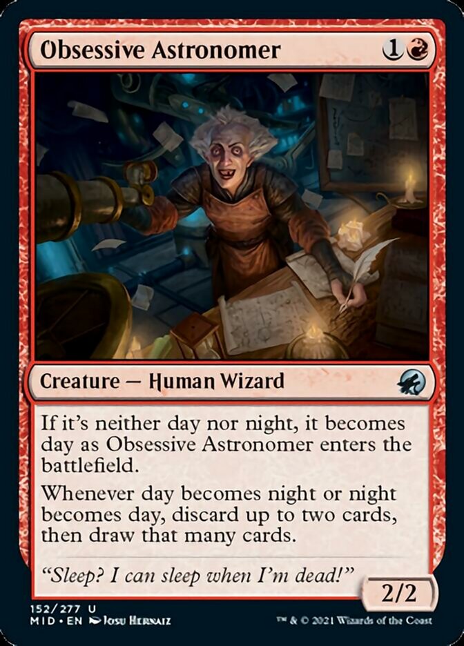 Obsessive Astronomer [Innistrad: Midnight Hunt] | Card Merchant Takapuna