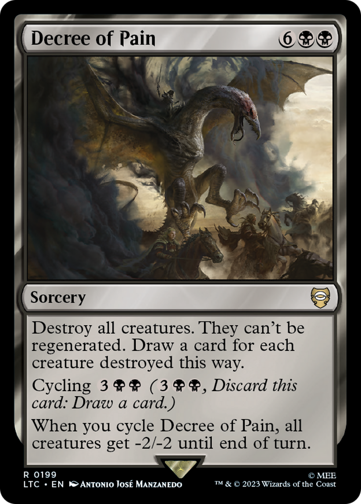 Decree of Pain [The Lord of the Rings: Tales of Middle-Earth Commander] | Card Merchant Takapuna