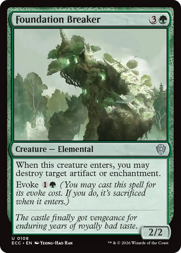 Foundation Breaker [Lorwyn Eclipsed Commander] | Card Merchant Takapuna