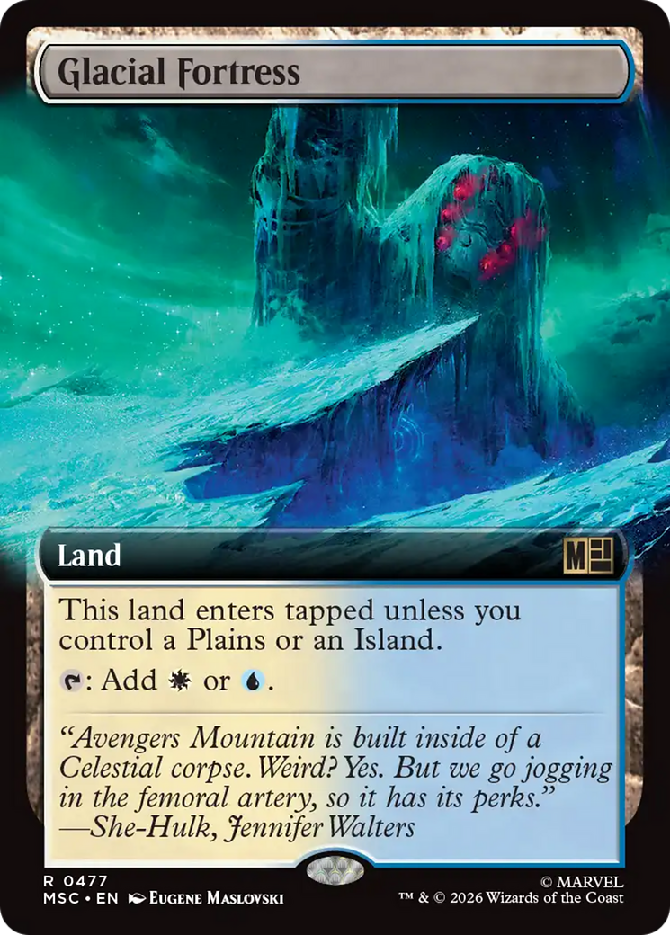 Glacial Fortress (Extended Art) [Marvel Super Heroes Commander] | Card Merchant Takapuna