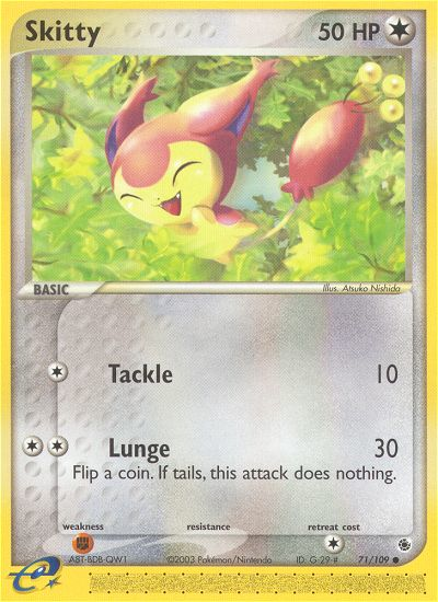 Skitty (71/109) [EX: Ruby & Sapphire] | Card Merchant Takapuna