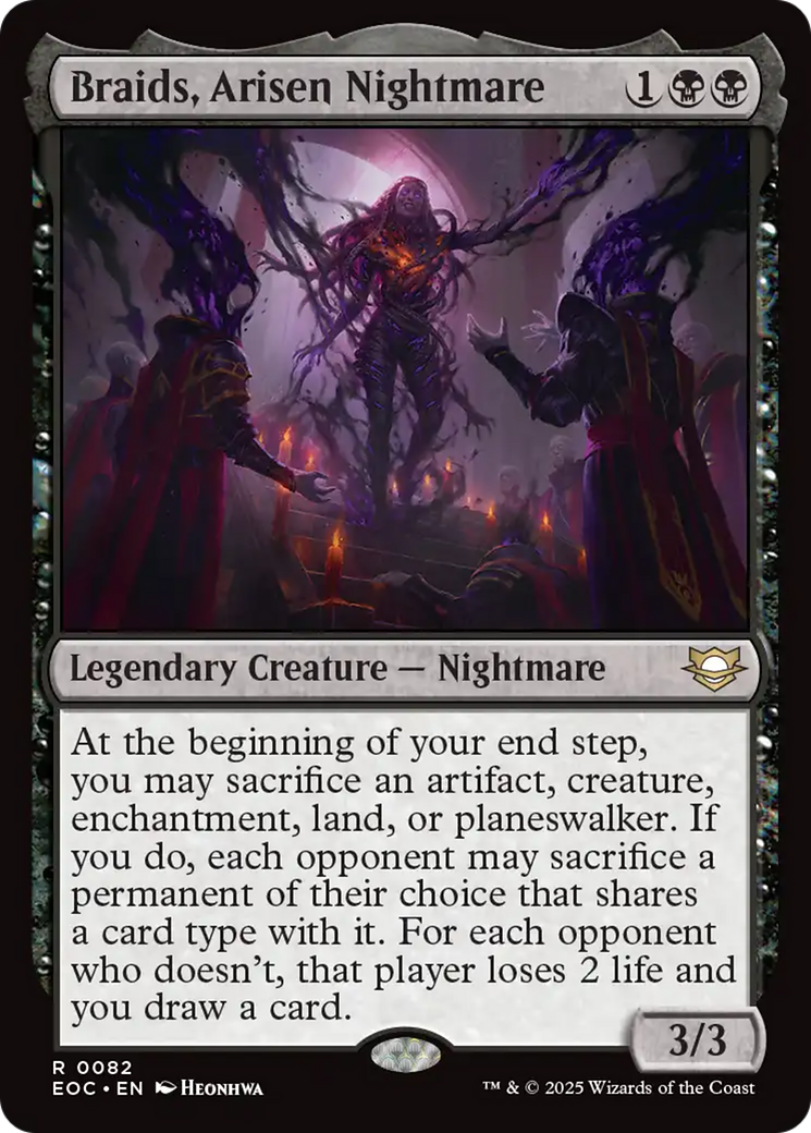 Braids, Arisen Nightmare [Edge of Eternities Commander] | Card Merchant Takapuna