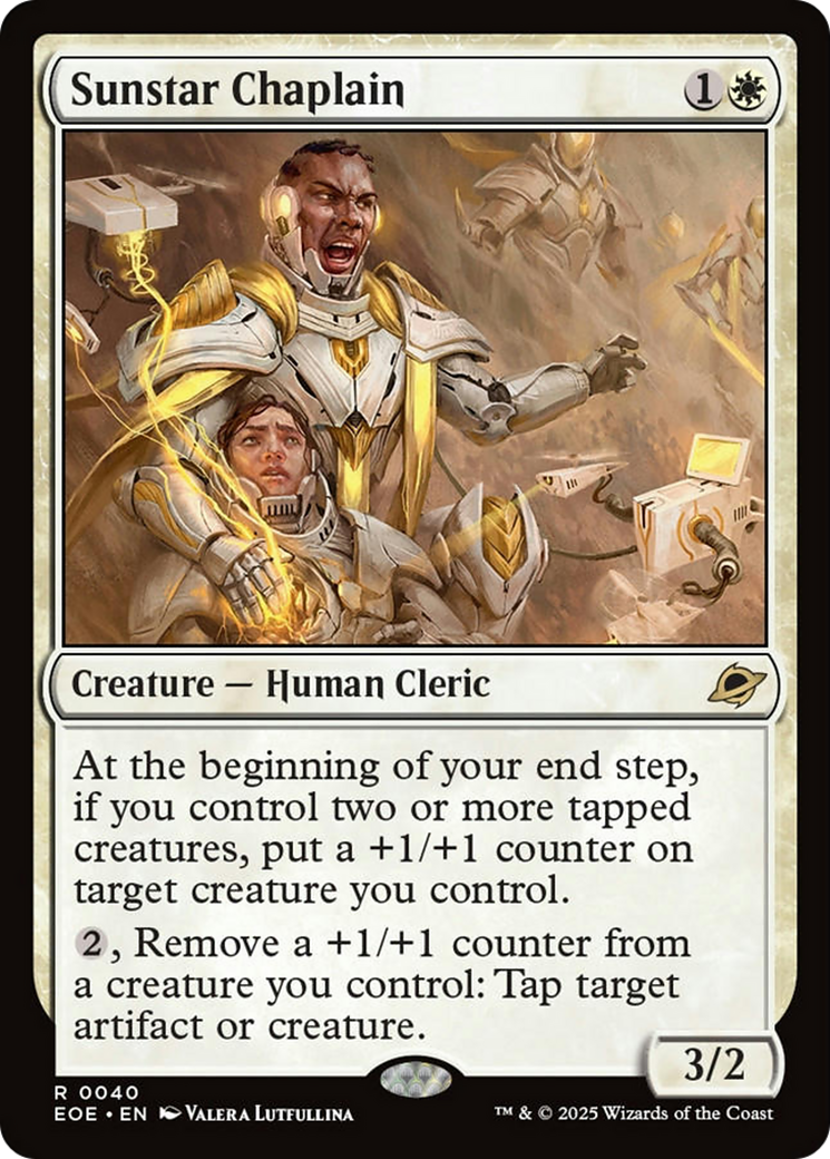 Sunstar Chaplain [Edge of Eternities] | Card Merchant Takapuna
