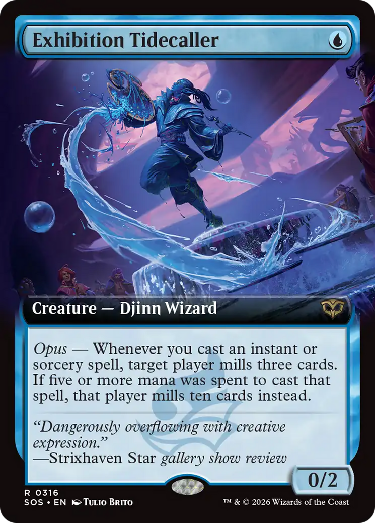 Exhibition Tidecaller (Extended Art) [Secrets of Strixhaven] | Card Merchant Takapuna