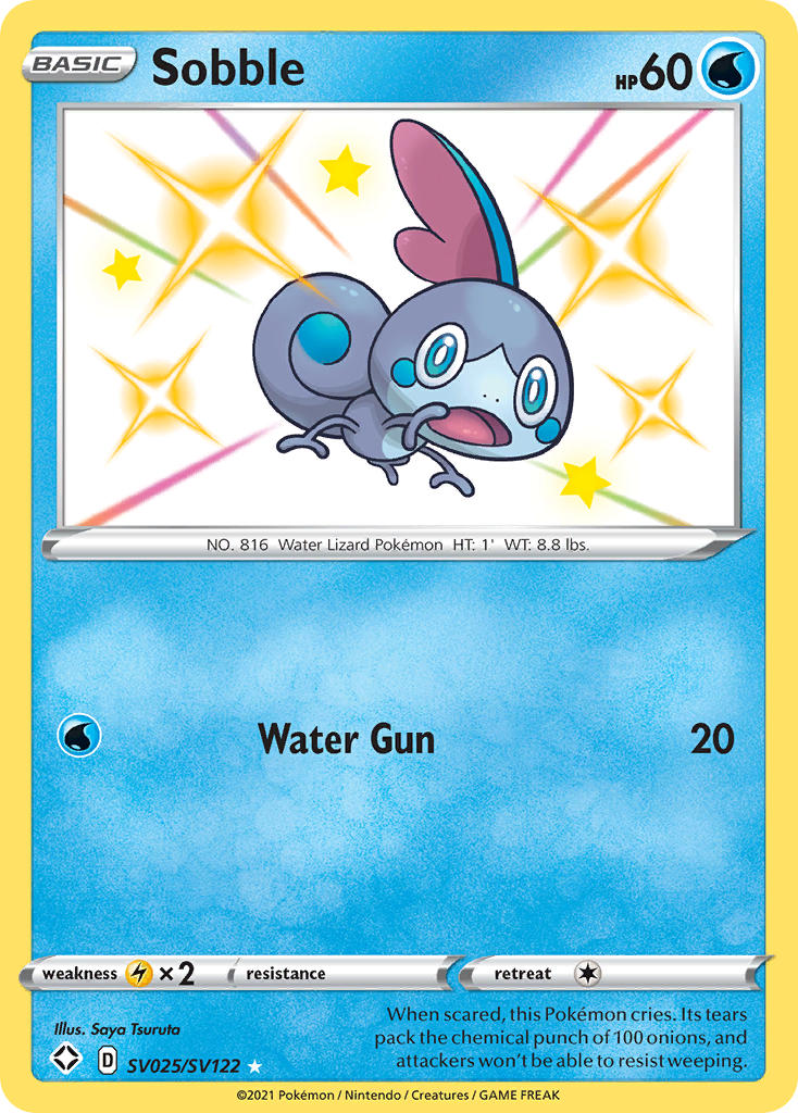 Sobble (SV025/SV122) [Sword & Shield: Shining Fates] | Card Merchant Takapuna