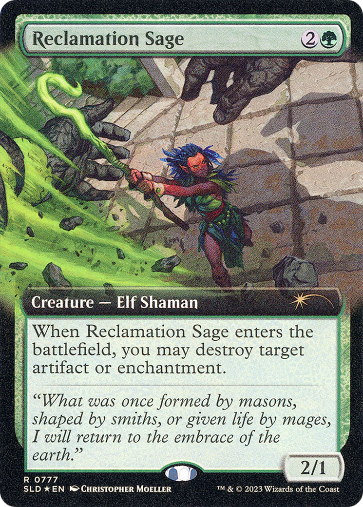 Reclamation Sage (Extended Art) [Secret Lair Drop Series] | Card Merchant Takapuna