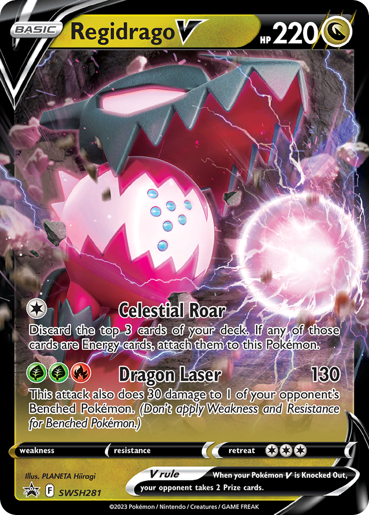 Regidrago V (SWSH281) (Jumbo Card) [Sword & Shield: Black Star Promos] | Card Merchant Takapuna