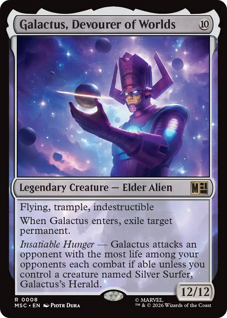 Galactus, Devourer of Worlds [Marvel Super Heroes Commander] | Card Merchant Takapuna
