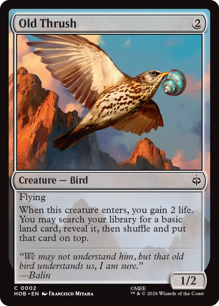 Old Thrush [The Hobbit] | Card Merchant Takapuna