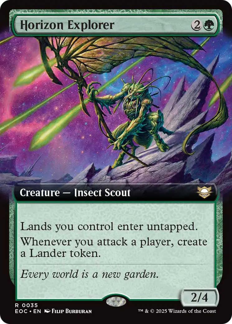Horizon Explorer (Extended Art) [Edge of Eternities Commander] | Card Merchant Takapuna