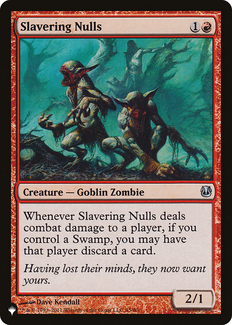Slavering Nulls [The List] | Card Merchant Takapuna