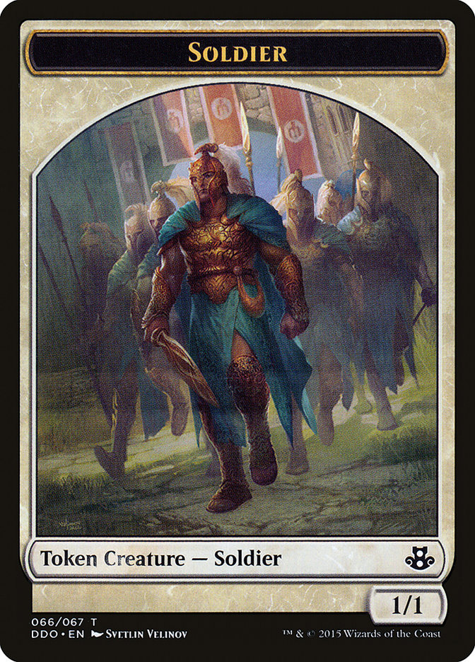 Soldier Token [Duel Decks: Elspeth vs. Kiora] | Card Merchant Takapuna