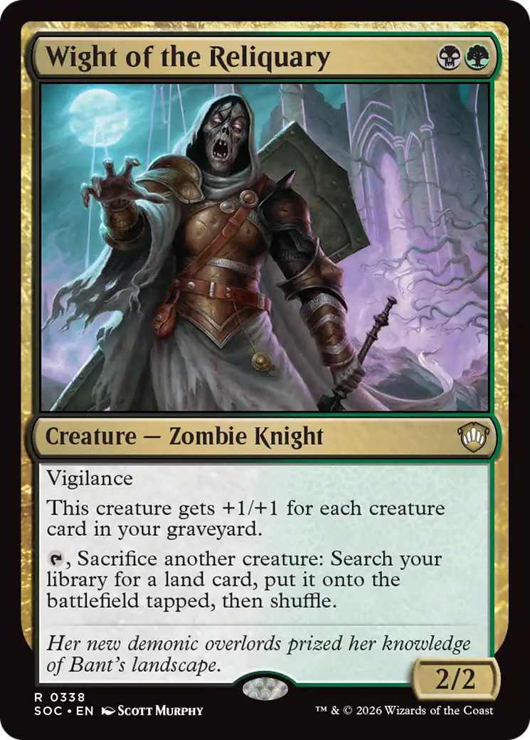 Wight of the Reliquary [Secrets of Strixhaven Commander] | Card Merchant Takapuna