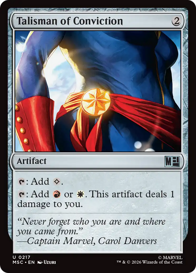 Talisman of Conviction [Marvel Super Heroes Commander] | Card Merchant Takapuna