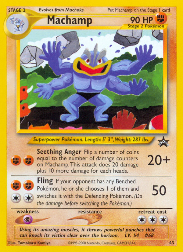 Machamp (43) [Wizards of the Coast: Black Star Promos] | Card Merchant Takapuna
