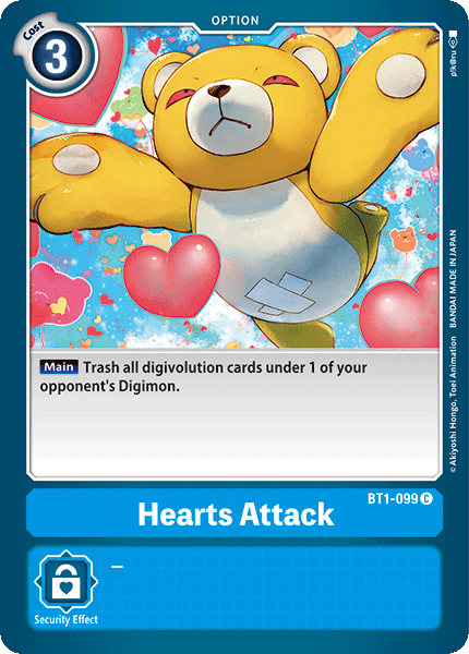 Hearts Attack [BT1-099] [Release Special Booster Ver.1.0] | Card Merchant Takapuna