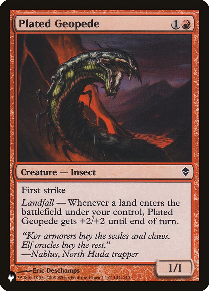 Plated Geopede [The List] | Card Merchant Takapuna