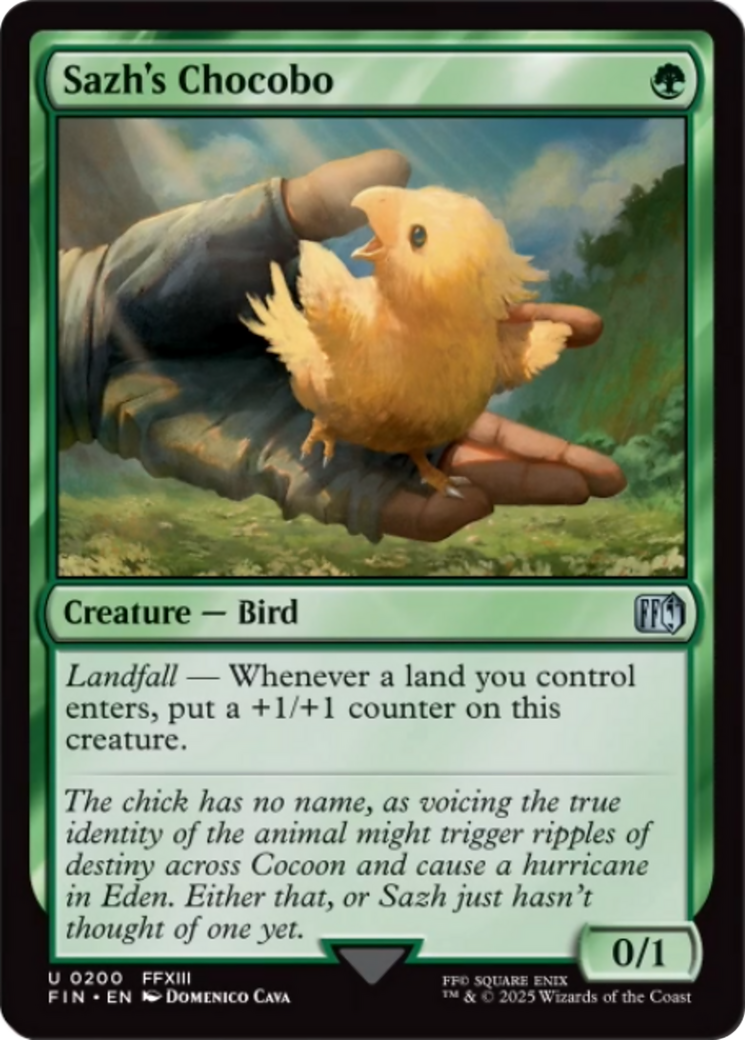 Sazh's Chocobo [FINAL FANTASY] | Card Merchant Takapuna