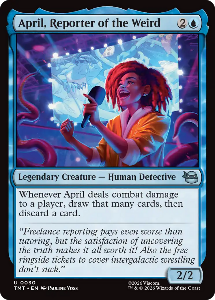 April, Reporter of the Weird [Teenage Mutant Ninja Turtles] | Card Merchant Takapuna