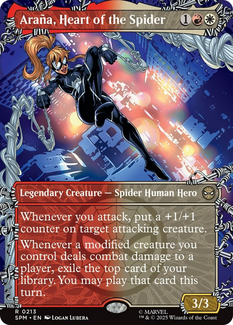Arana, Heart of the Spider (Borderless) [Marvel's Spider-Man] | Card Merchant Takapuna