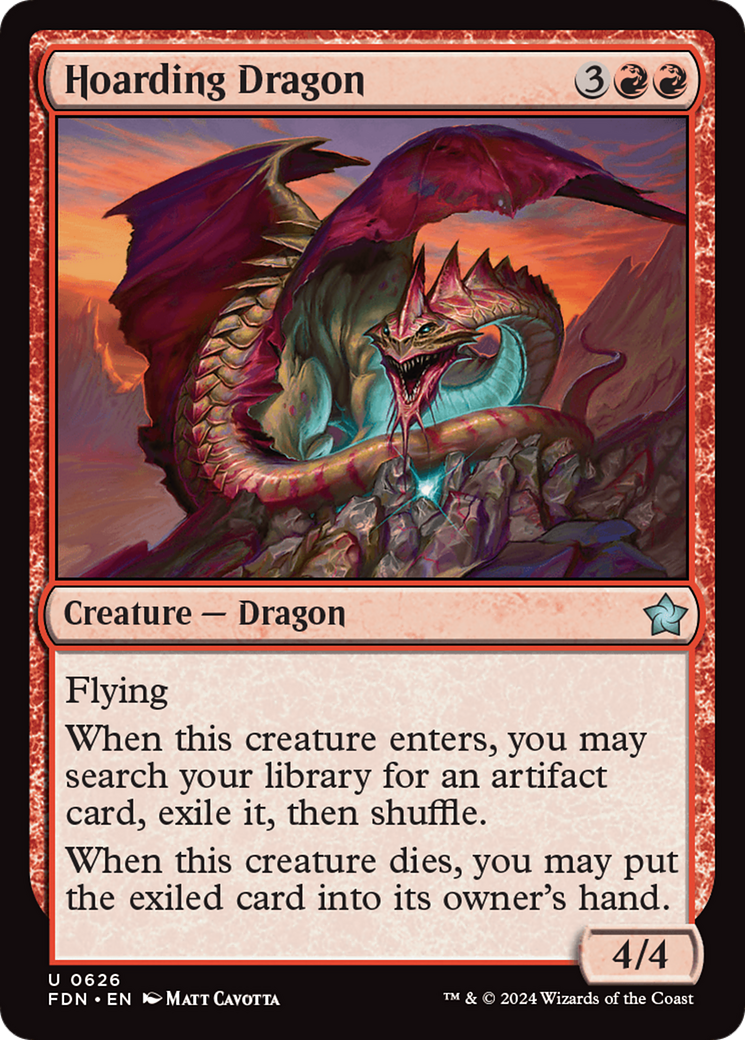 Hoarding Dragon [Foundations] | Card Merchant Takapuna