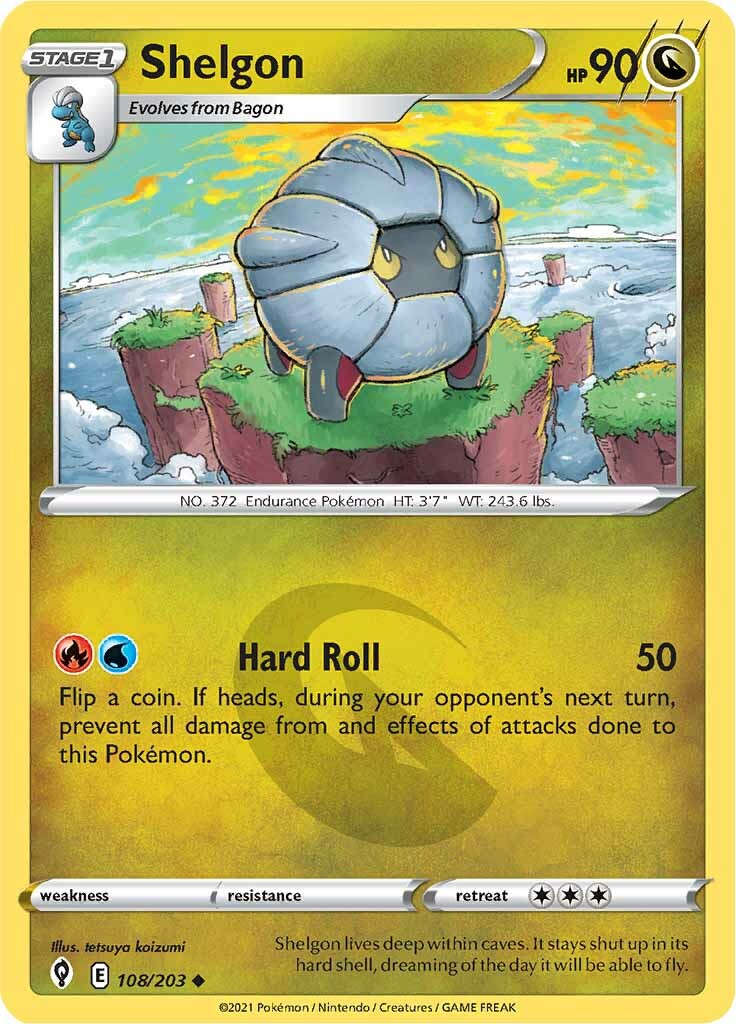 Shelgon (108/203) [Sword & Shield: Evolving Skies] | Card Merchant Takapuna
