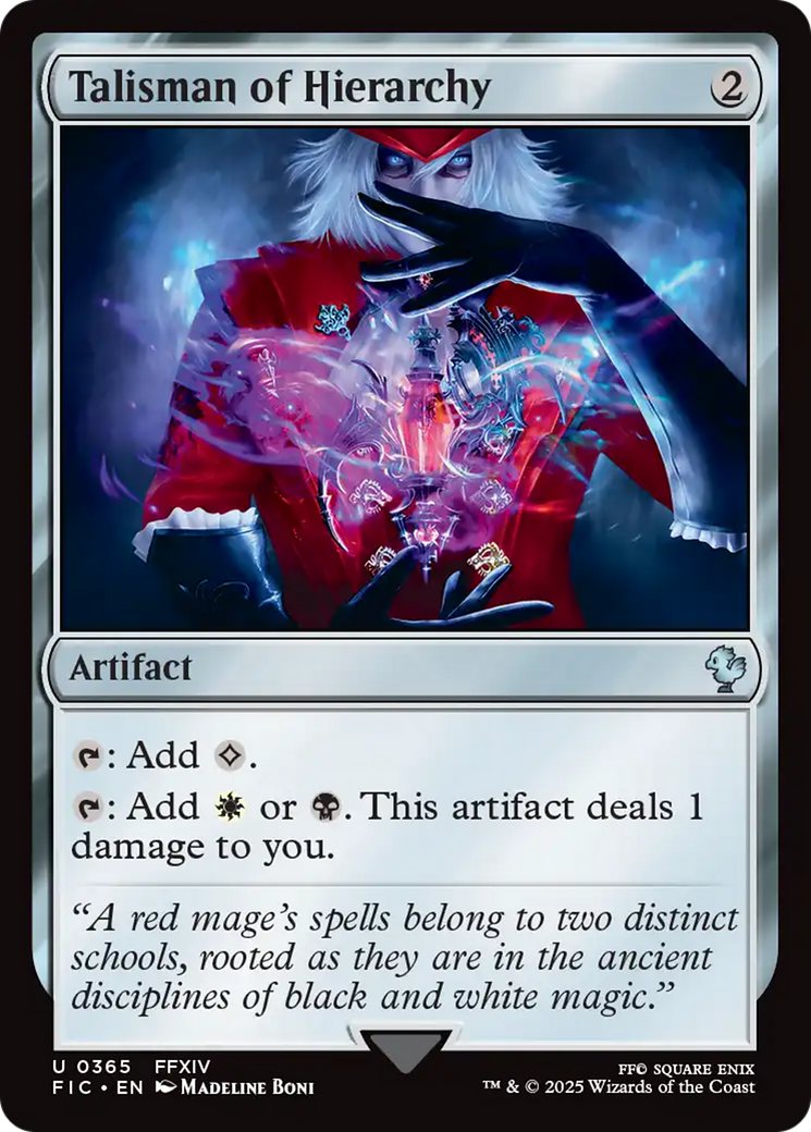 Talisman of Hierarchy [FINAL FANTASY Commander] | Card Merchant Takapuna