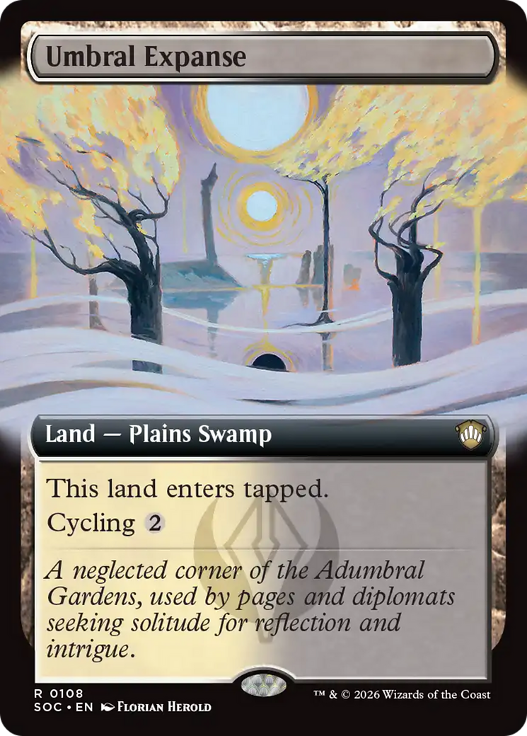 Umbral Expanse (Extended Art) [Secrets of Strixhaven Commander] | Card Merchant Takapuna