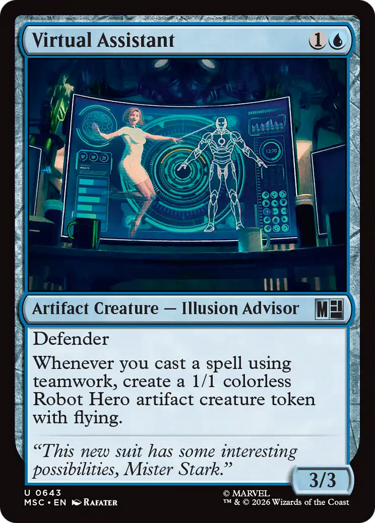 Virtual Assistant [Marvel Super Heroes Commander] | Card Merchant Takapuna