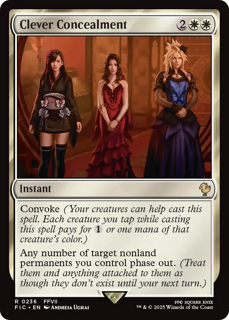 Clever Concealment [FINAL FANTASY Commander] | Card Merchant Takapuna