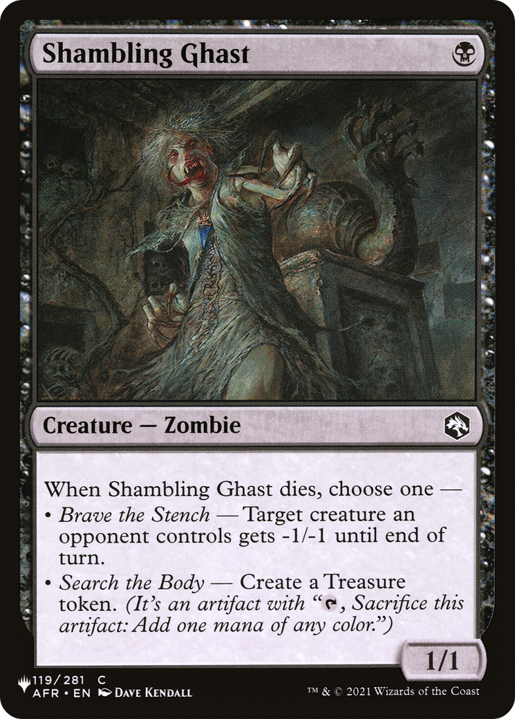 Shambling Ghast [The List] | Card Merchant Takapuna